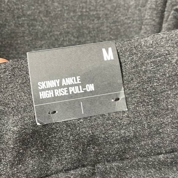 Express High Rise Skinny Ankle Pull-On Dress Pants - Picture 3 of 9